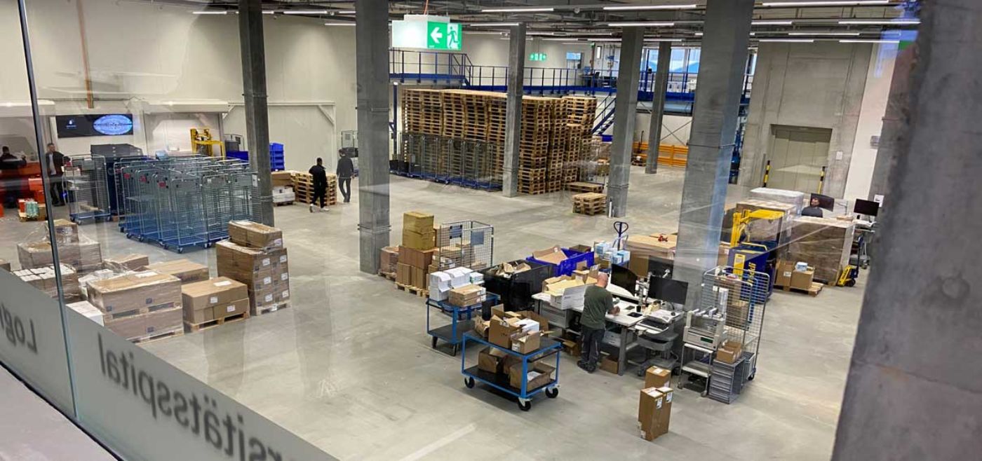 Logistikcenter BIRS, Warenannahme