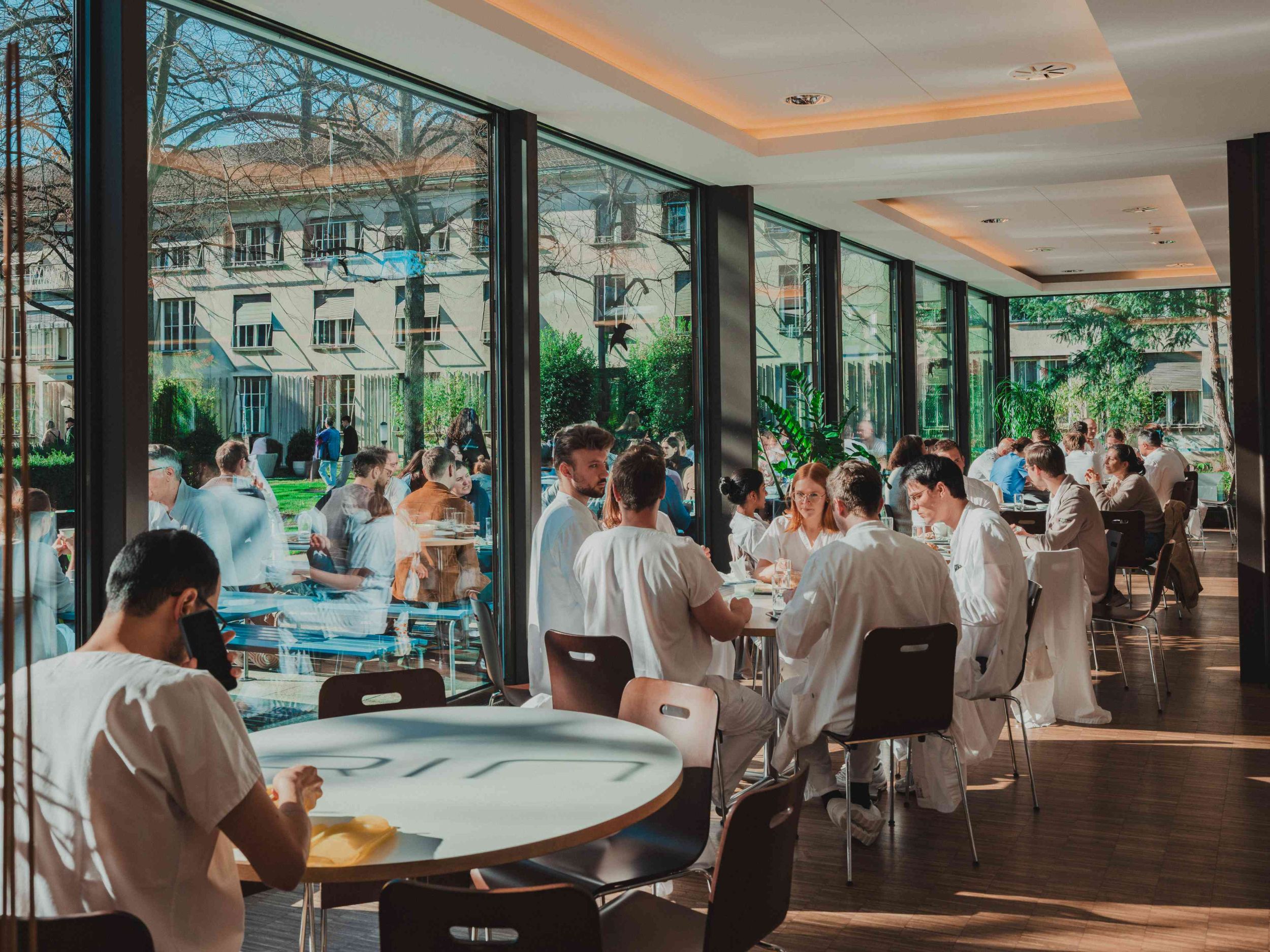 Children at the dining table