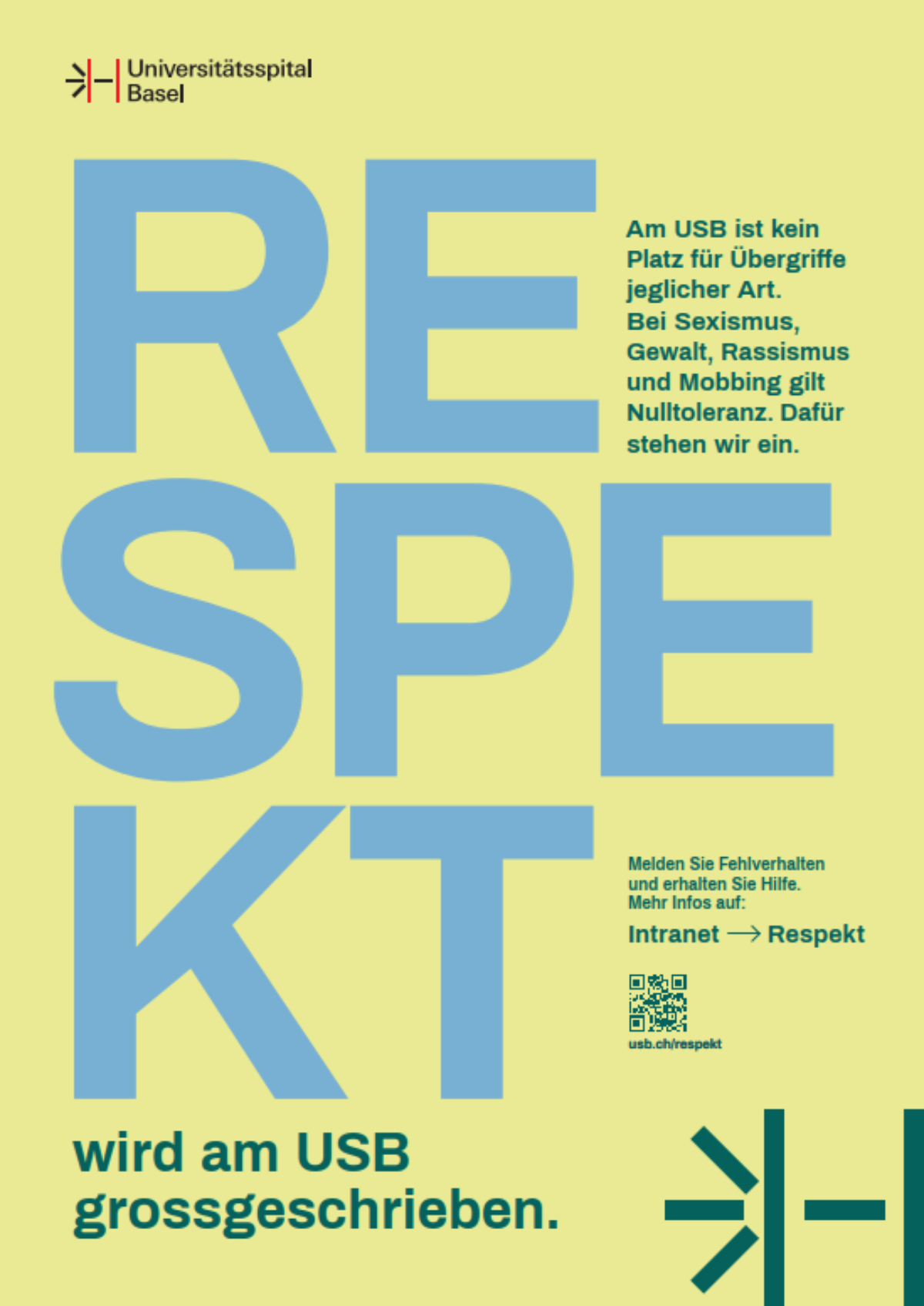 Respekt Kampagne Plakat