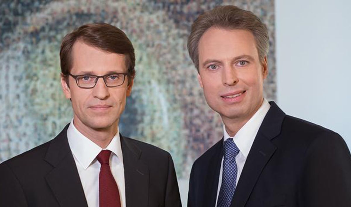Portraitbild von Prof. Botond Roska (links) und Prof. Hendrik Scholl.