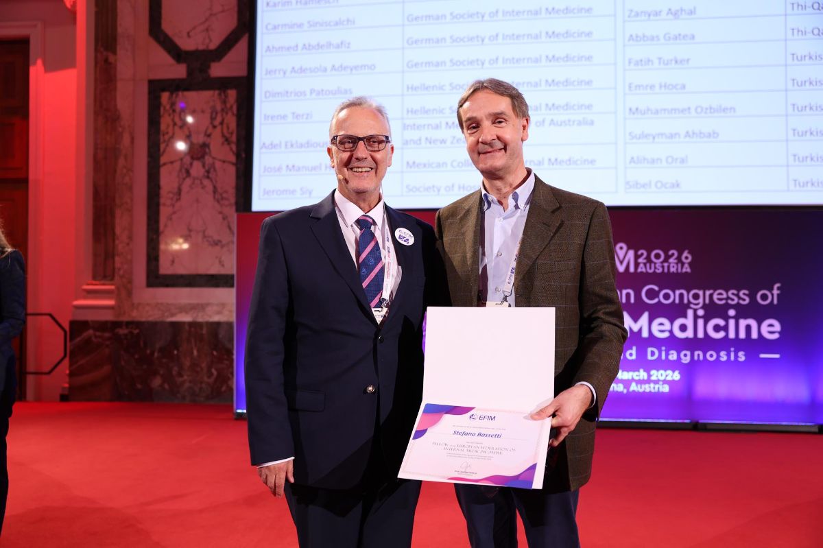 Rechts: Prof. Stefano Bassetti 