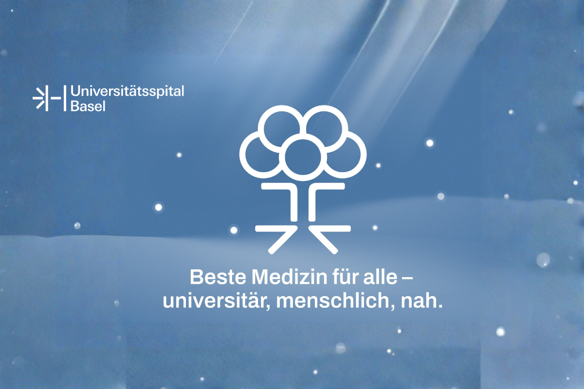 An illustration of a tree with photos from Basel University Hospital