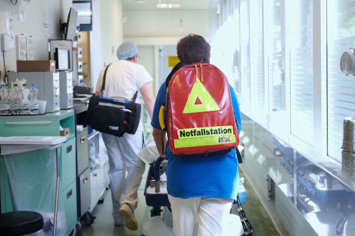 Arzt im Notfallzentrum.